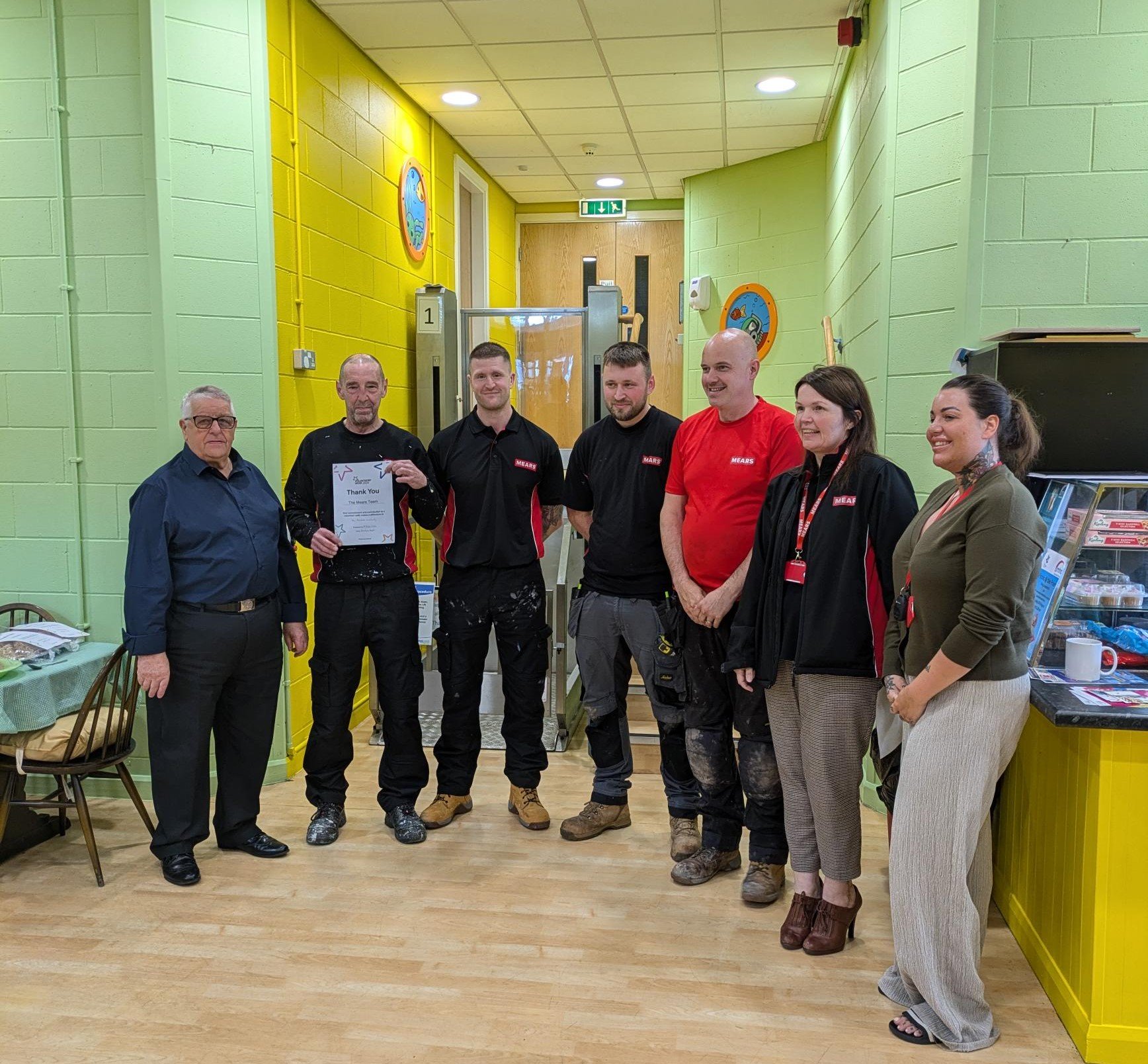 redecorating airedale library cafe